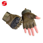 Half Fingers Military Hard Knuckle Tactical Gloves Outdoor Hunting Gloves
